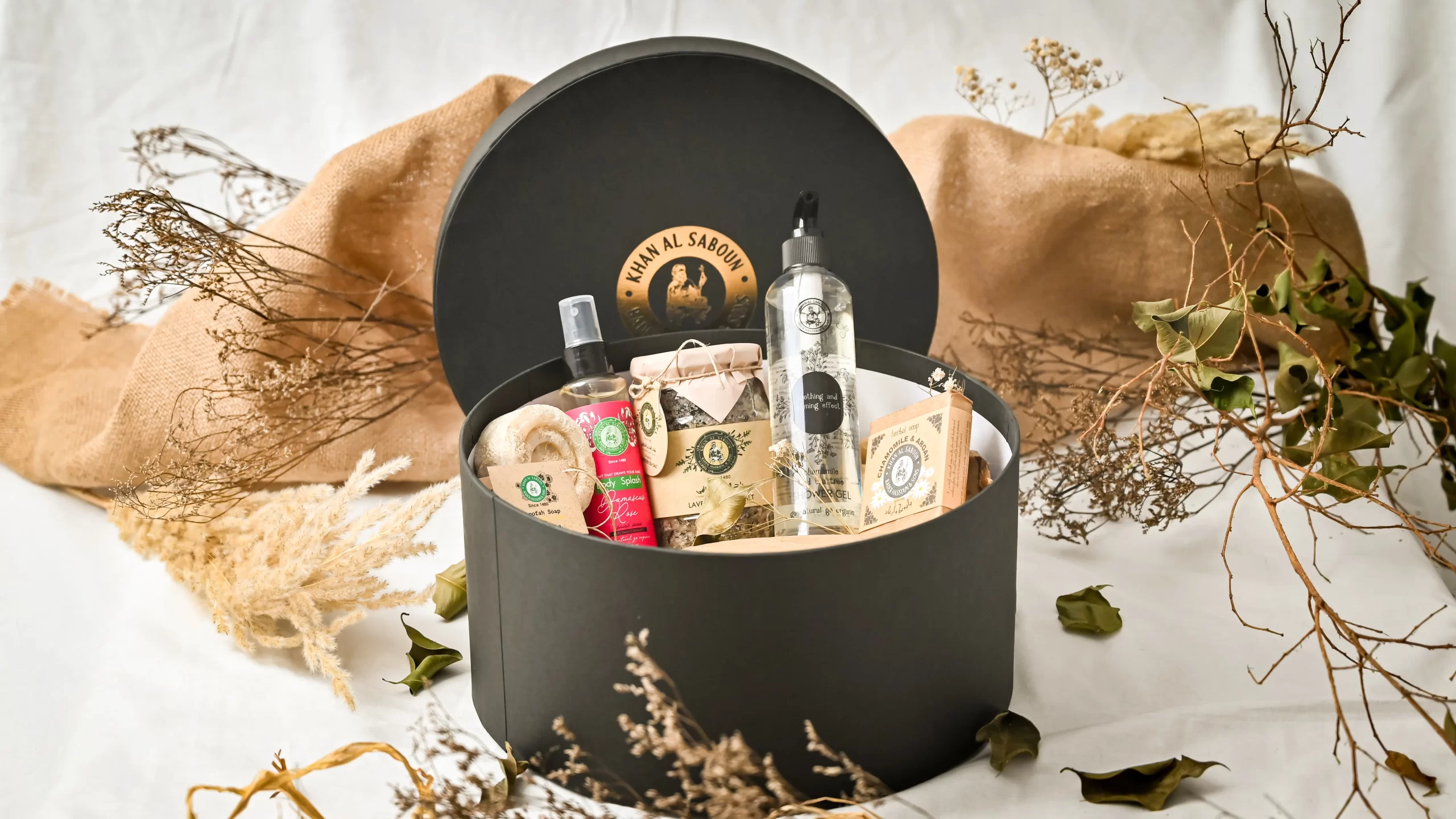 Large Round Box – Black