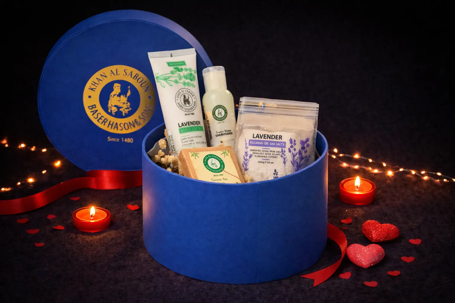 Small Round Box – Blue