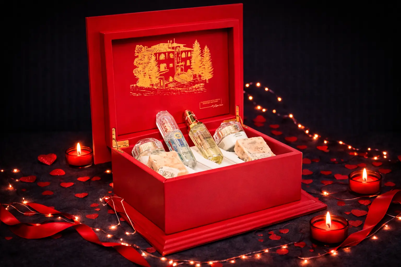 King Charles Box – Red