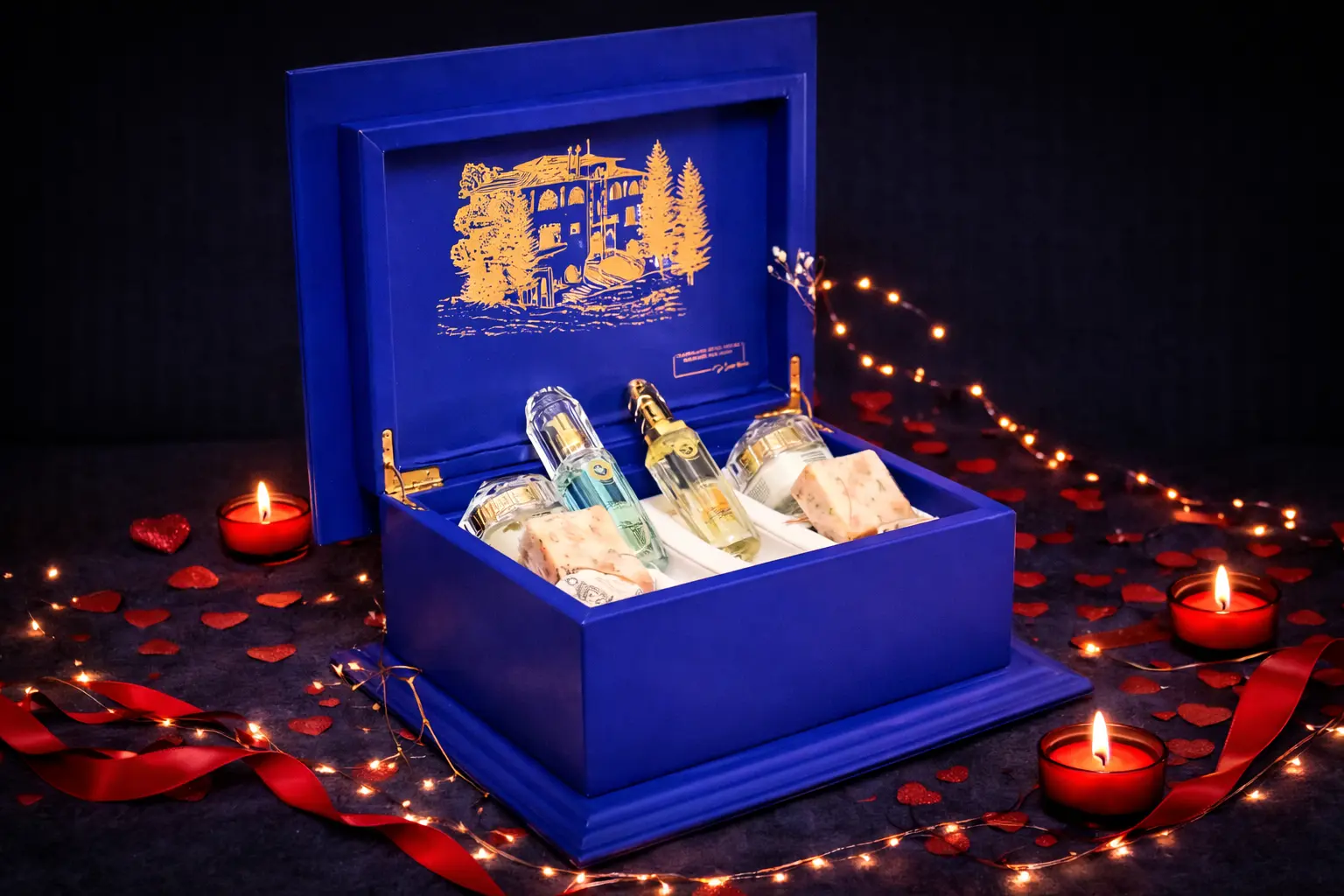 King Charles Box – Blue