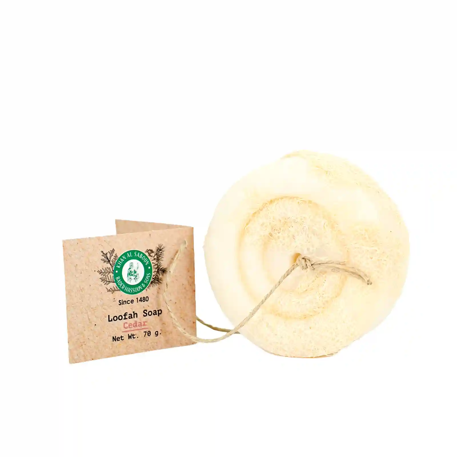 Loofah Soap – Cedar – 70g